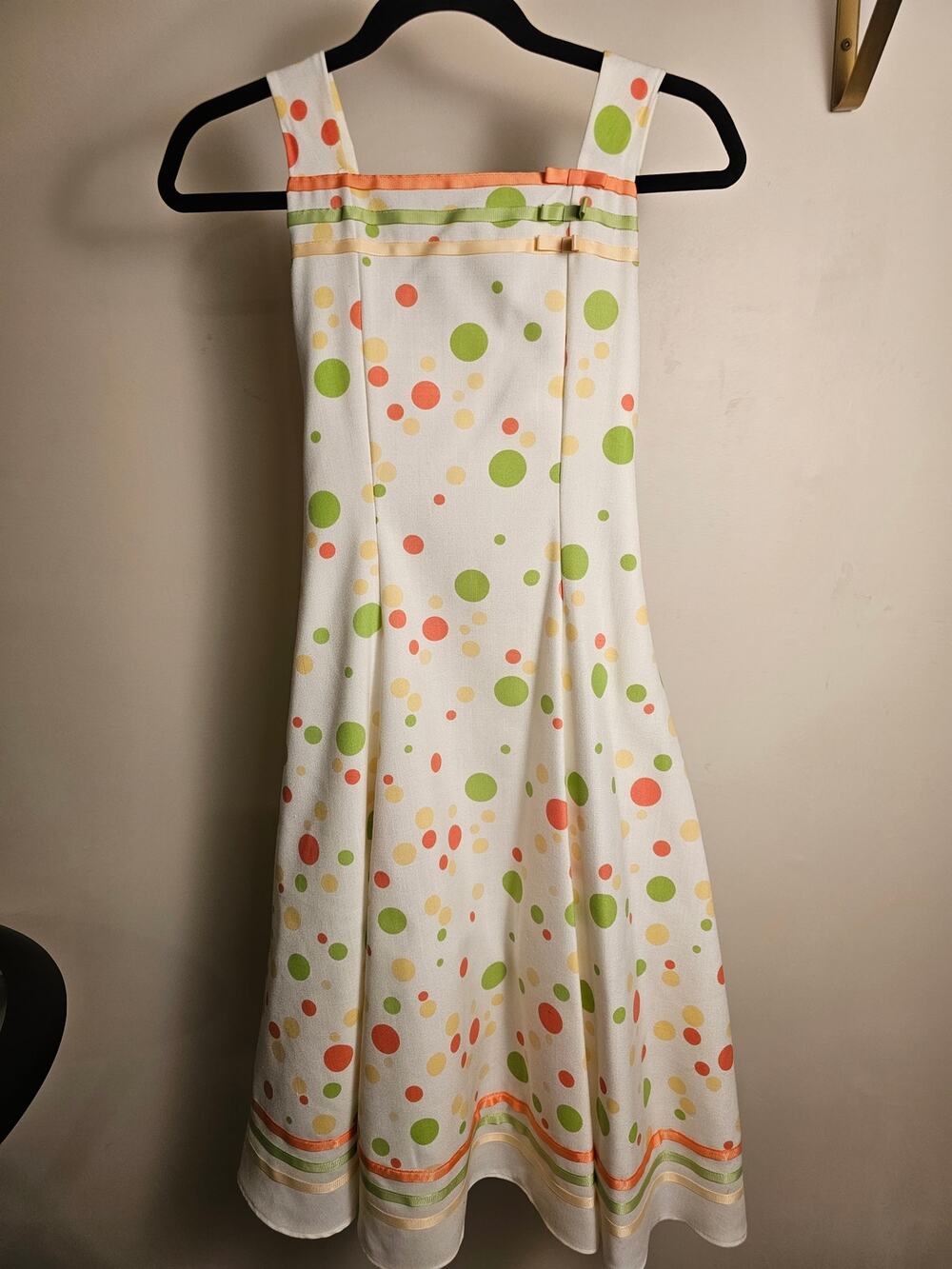 Bonnie Jean Semi-Formal Long Linen-Like Dress